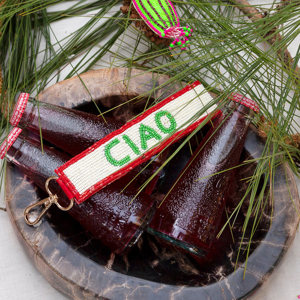 Ciao Bella Key Chain — Green/Orange - Empire Home