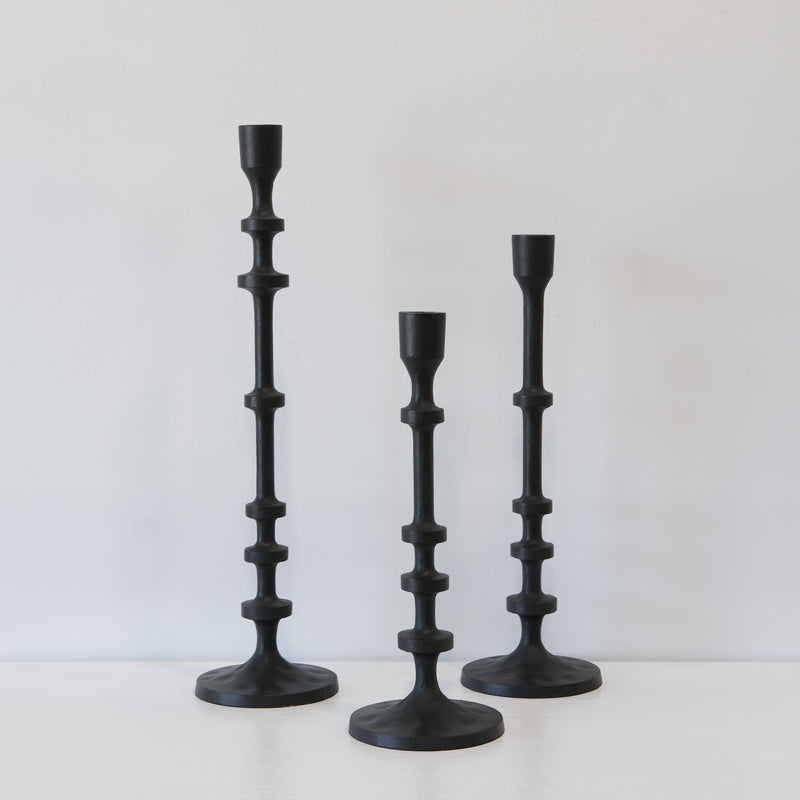 Matson Candle Holder — Black - Empire Home