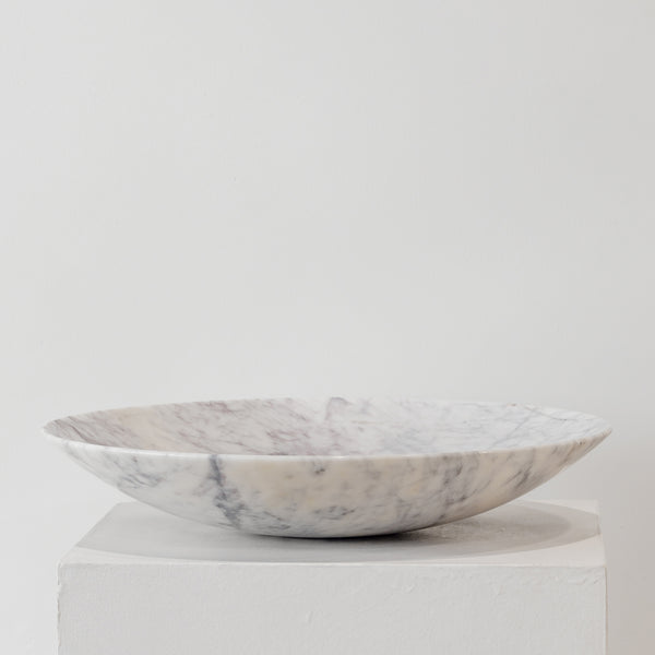 Amina Marble Round Bowl — Purple - Empire Home