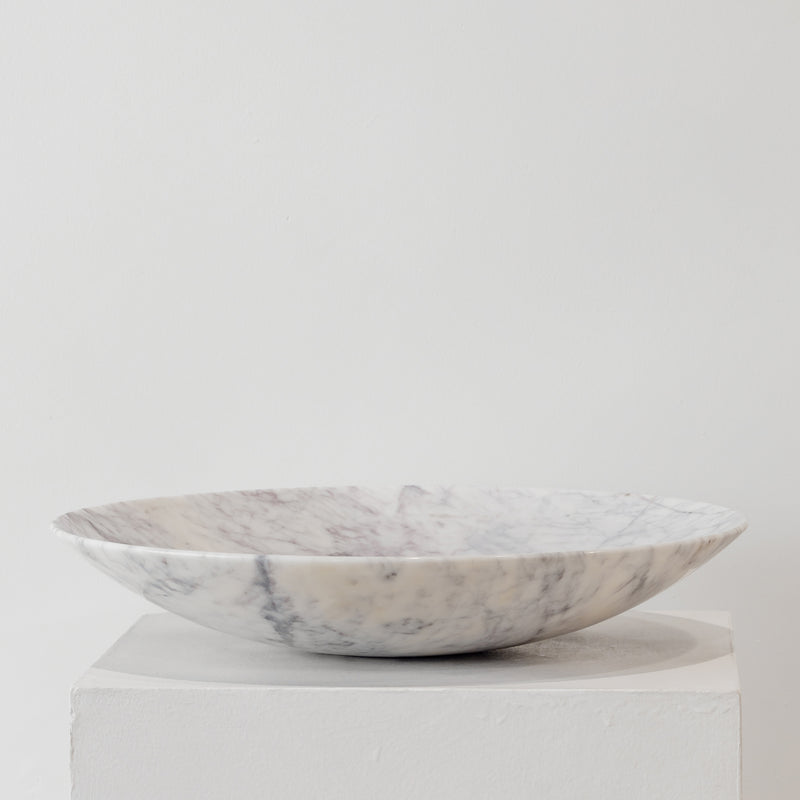 Amina Marble Round Bowl — Purple - Empire Home