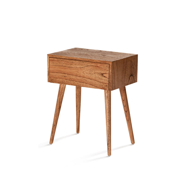 Amsterdam Bedside without Shelf β Antique Mindi - Empire Home