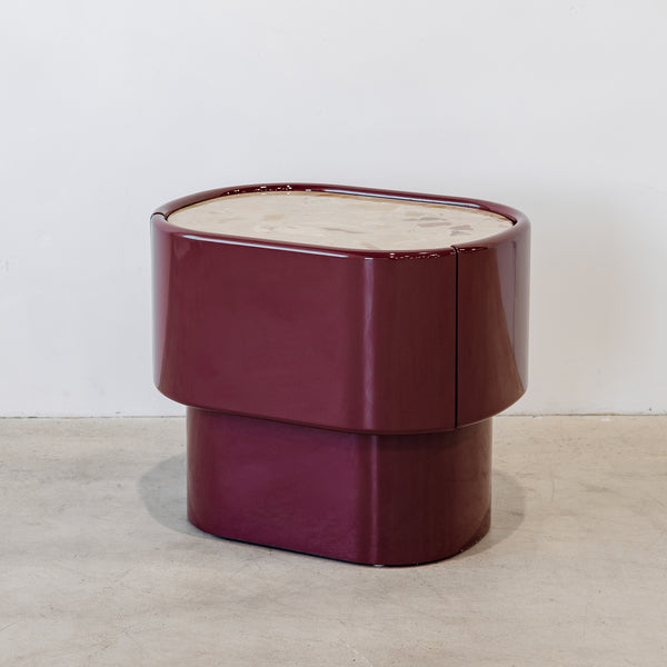 Benetton Side Table β Merlot - Empire Home