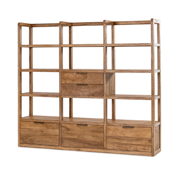Dixon Bookcase — Rustic Matte - Empire Home