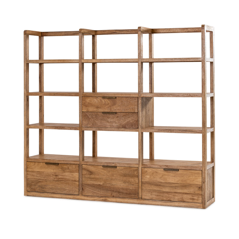 Dixon Bookcase — Rustic Matte - Empire Home