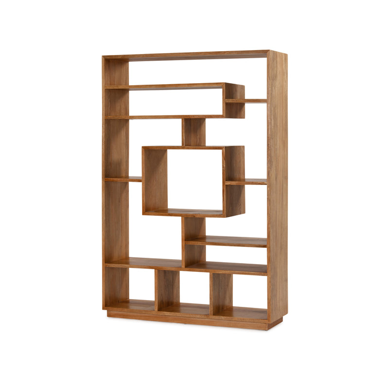 Tya Large Bookcase — Natural Sealed - Empire Home