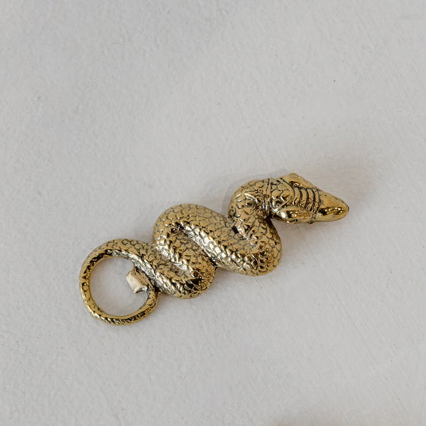 Brass Snake Bottle Opener - Empire Home