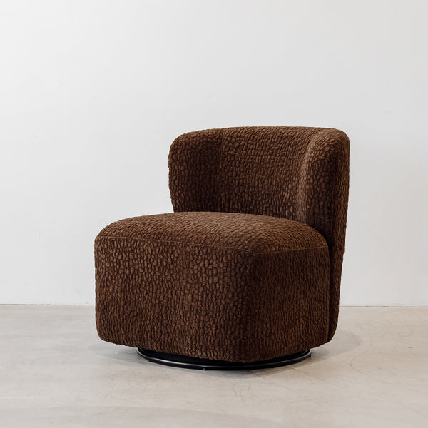 Knox Swivel Chair — Truffle - Empire Home