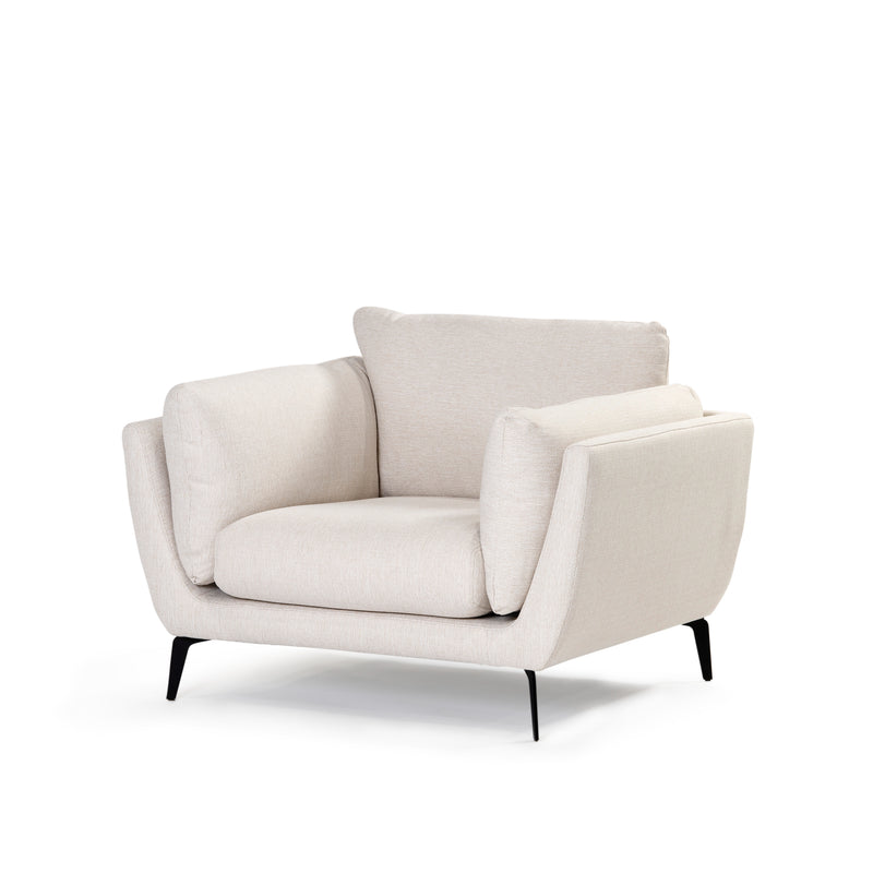 Marc Armchair — Creme - Empire Home