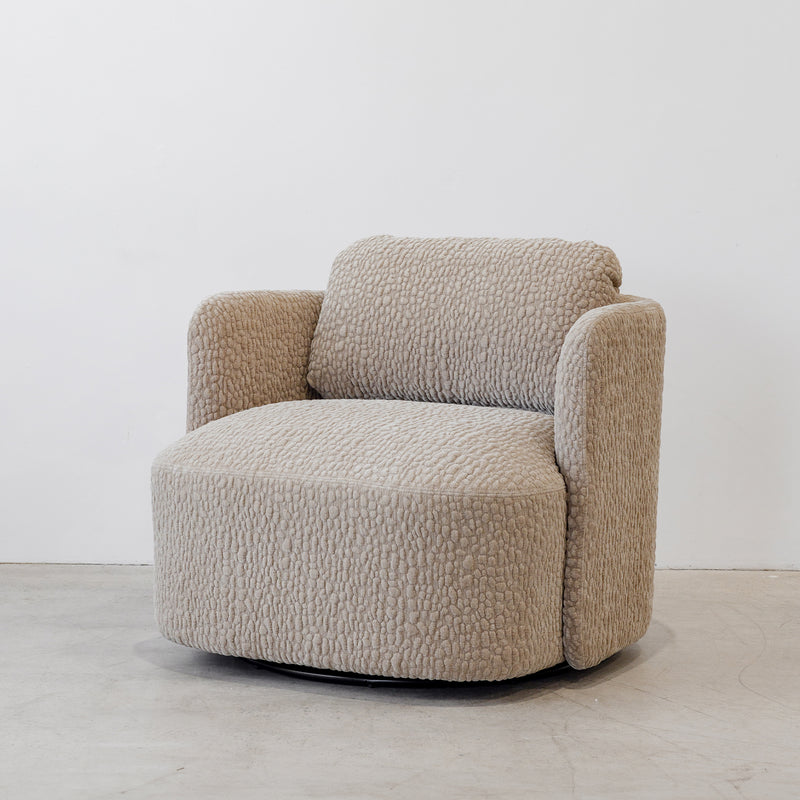 Phoenix Swivel Chair — Caramel - Empire Home