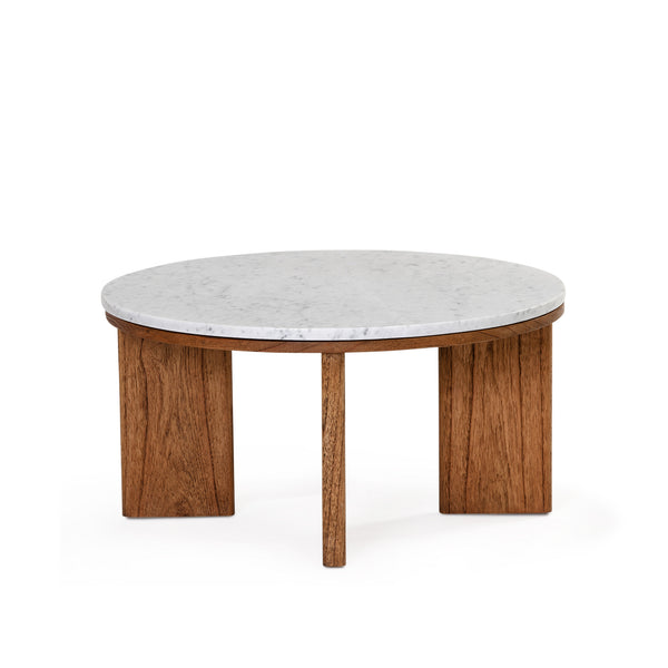 West Coffee Table — Antique Mindi/Marble - Empire Home