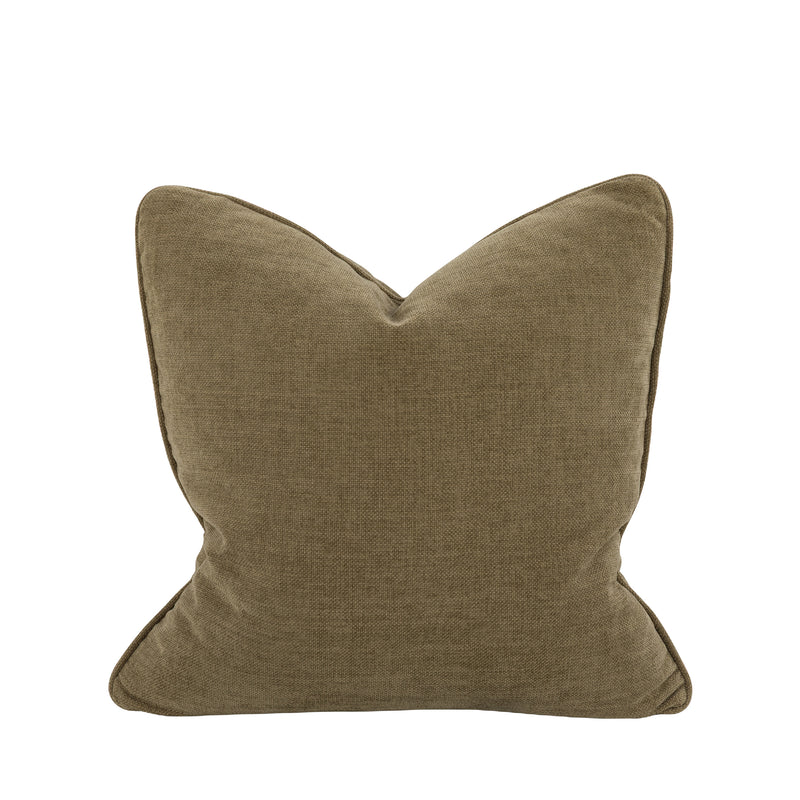 Empire Textured Velvet Cushion — Moss - Empire Home