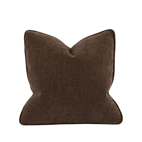 Empire Textured Velvet Cushion — Tawny - Empire Home