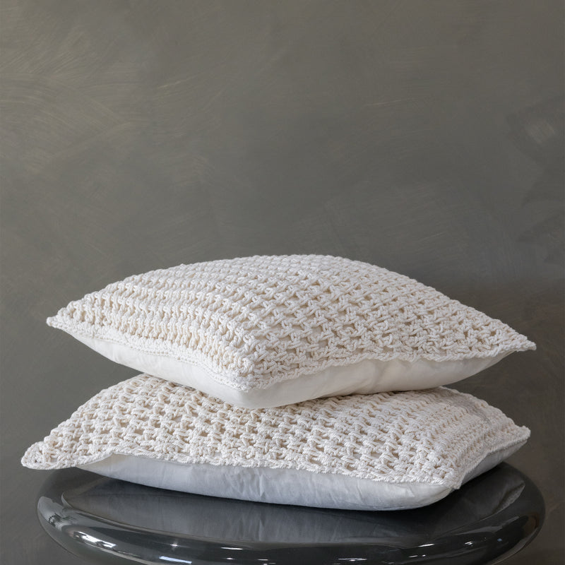 Giro Rope Cushion — Natural - Empire Home