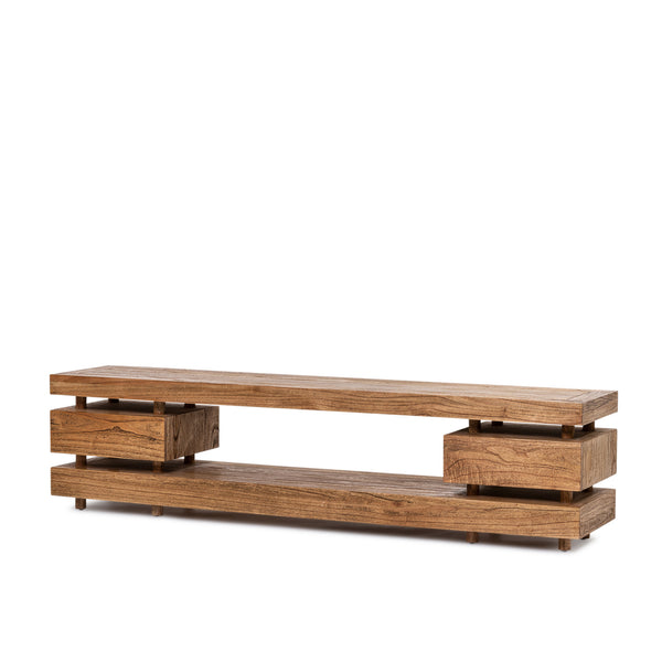 Floating Entertainment Unit — Antique Mindi - Empire Home