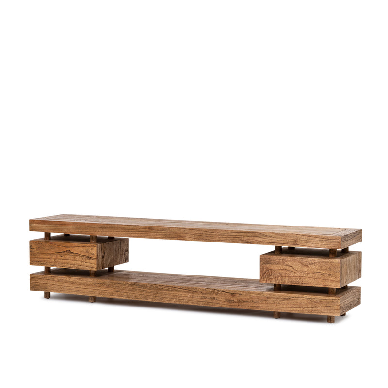 Floating Entertainment Unit — Antique Mindi - Empire Home