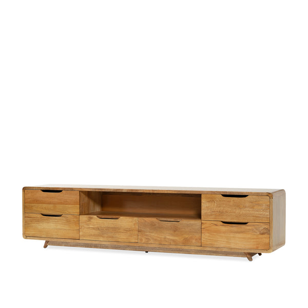 Penfolds Chest 2x4 Top Middle Open — Natural Sealed - Empire Home