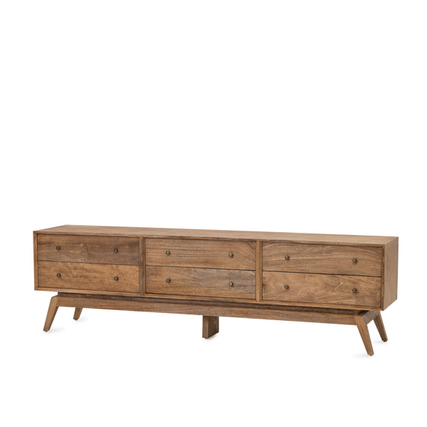 Sari Entertainment Unit 2x3 — Rustic Matte - Empire Home