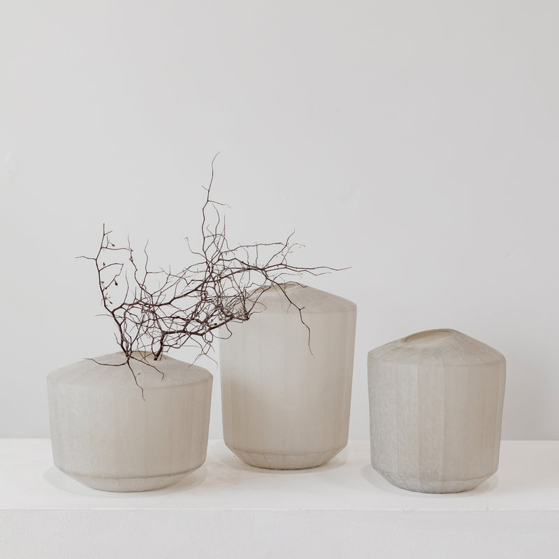 Hana Vase — Smoke - Empire Home