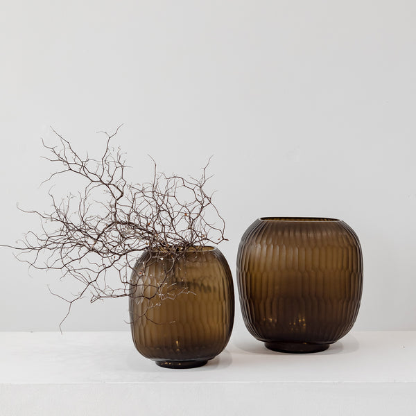 Mai Vase — Smoke Brown - Empire Home