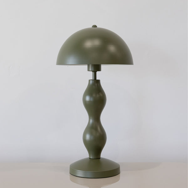 Luc Table Lamp — Olive - Empire Home