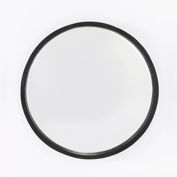 Retreat Round Mirror — Black - Empire Home