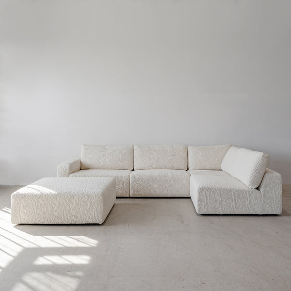 Milo Sofa — Stonehenge Cream - Empire Home