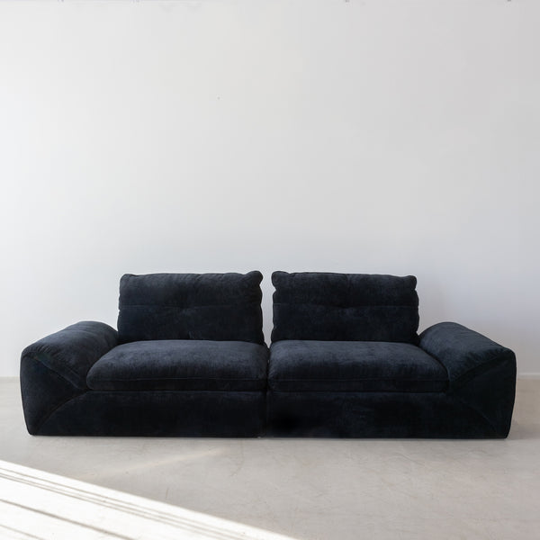 Rippley Sofa — Ink - Empire Home