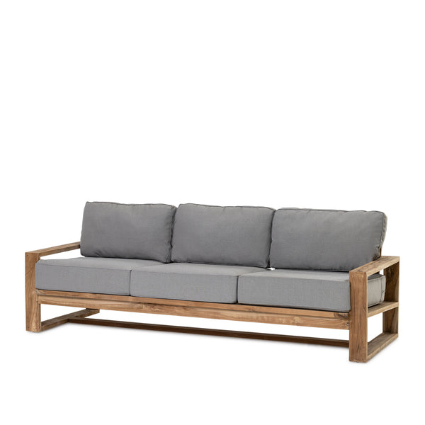 Sahara 3 Seater Sofa — Raw/Praia 161 - Empire Home