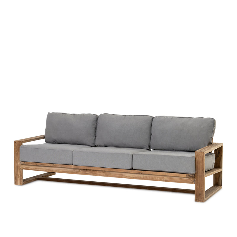 Sahara 3 Seater Sofa — Raw/Praia 161 - Empire Home