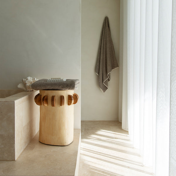 Meh Stool With Ears — Raw - Empire Home