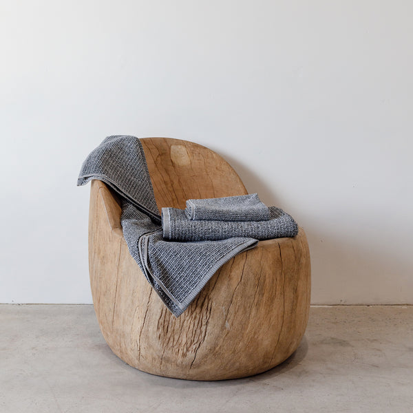 Tweed Bath Towels — Coal - Empire Home