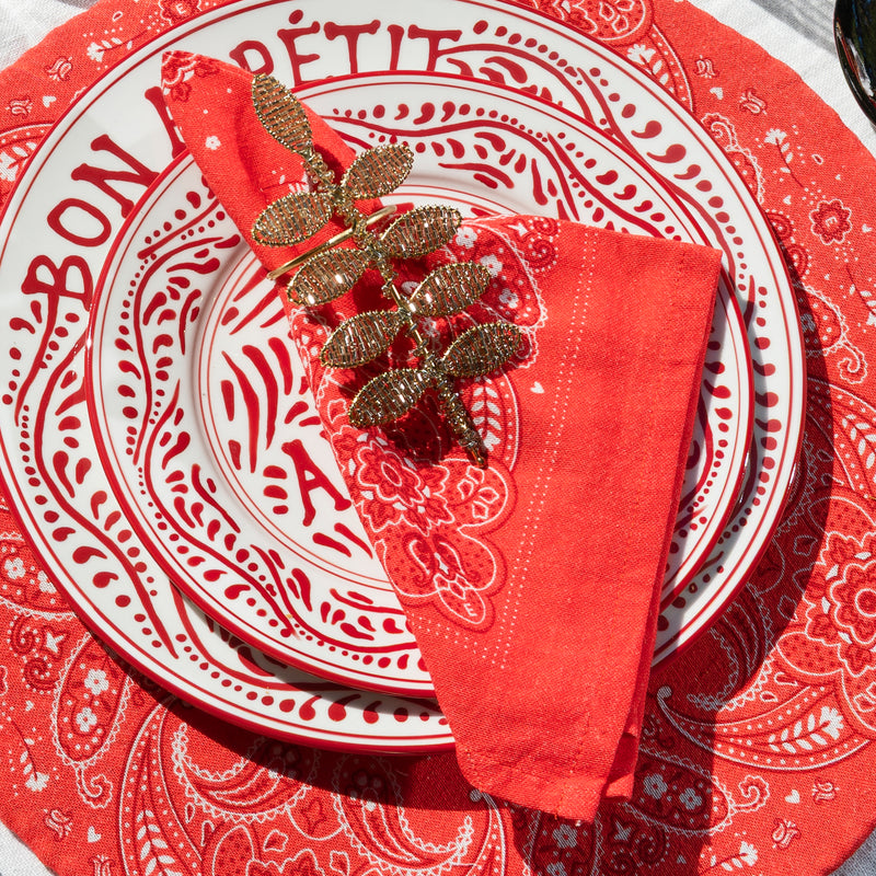 Bandana Serviette — Red - Empire Home