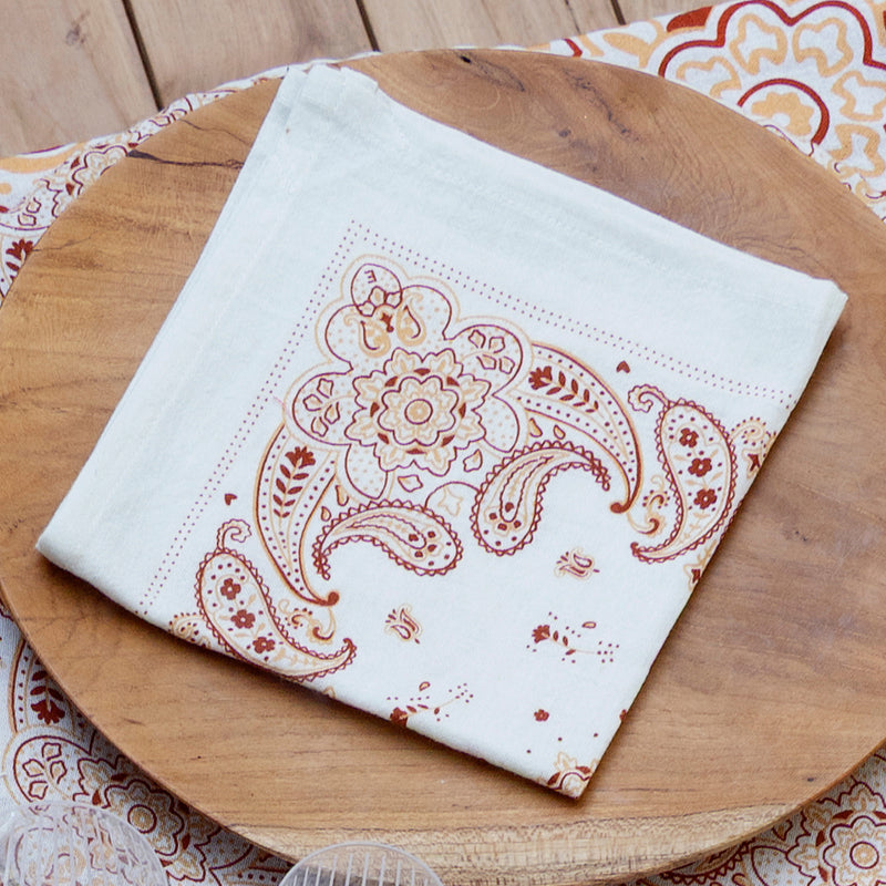 Bandana Serviette — White - Empire Home