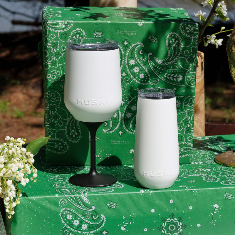 Huski Wine Tumbler — White - Empire Home