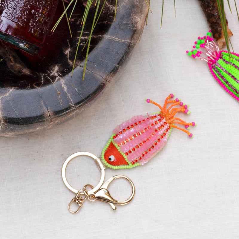 Fish Key Chain — Pink - Empire Home