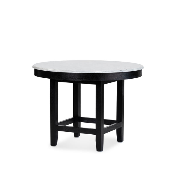 Crown Bar Table — Black/White Marble - Empire Home
