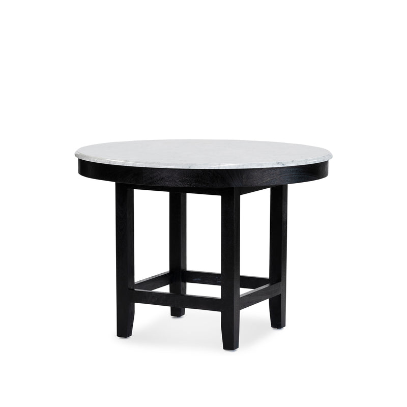 Crown Bar Table — Black/White Marble - Empire Home