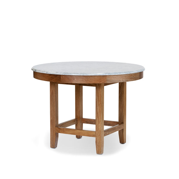 Crown Bar Table — Natural Sealed/White Marble - Empire Home