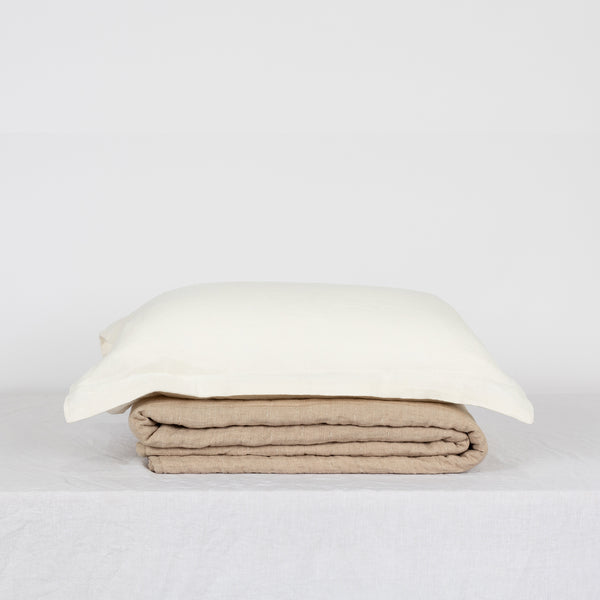Luna Quilt — Dune/White - Empire Home
