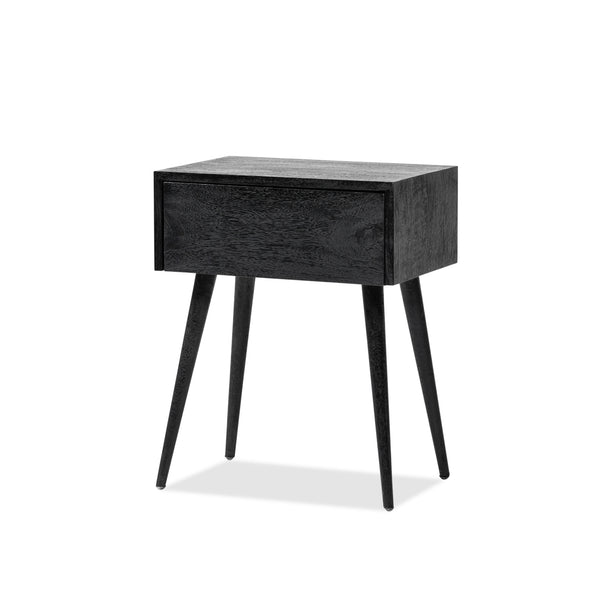 Amsterdam Bedside without Shelf β Black - Empire Home