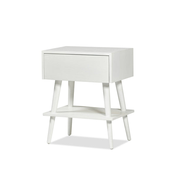 Amsterdam Bedside with Shelf β White - Empire Home