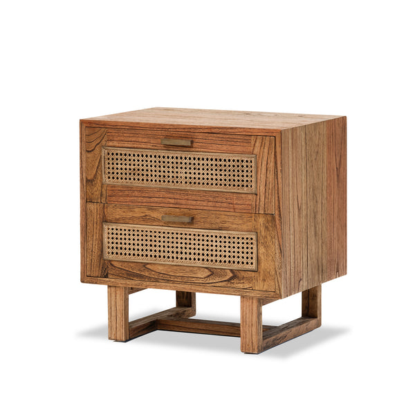 Fitzgerald Bedside β Antique Mindi - Empire Home