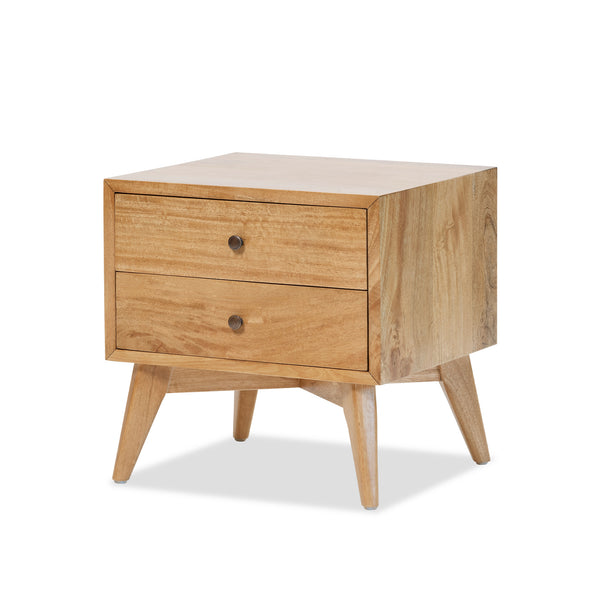 Marilyn Bedside β Natural Sealed - Empire Home