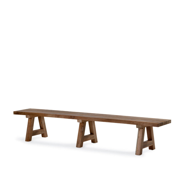 Jackson Teak Bench — Raw - Empire Home