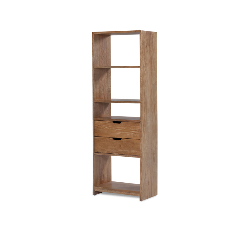 Florida Single Bookcase — Natural Sealed - Empire Home