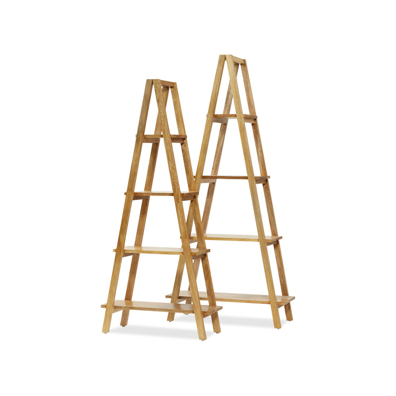 Pyramid Bookcase — Natural Sealed - Empire Home