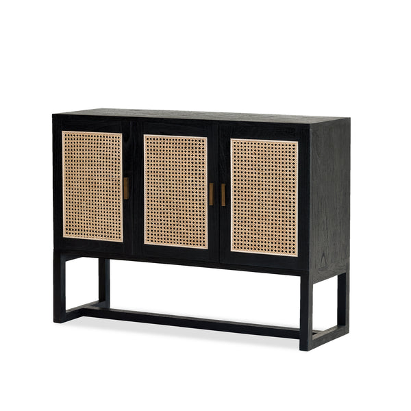 Rita 3 Door Buffet — Black - Empire Home