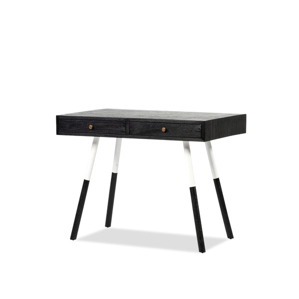 Cortina 2 Drawer XS Desk — Black - Empire Home