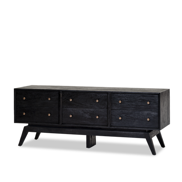 Sari Mini Entertainment Unit 2x3 — Black - Empire Home
