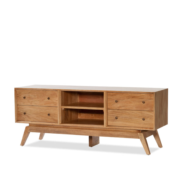 Sari Mini Entertainment Unit 2x3 — Natural Sealed - Empire Home
